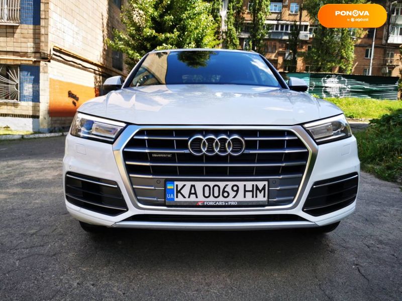 Audi Q5, 2020, Бензин, 1.98 л., 70 тис. км, Позашляховик / Кросовер, Білий, Київ Cars-Pr-68685 фото