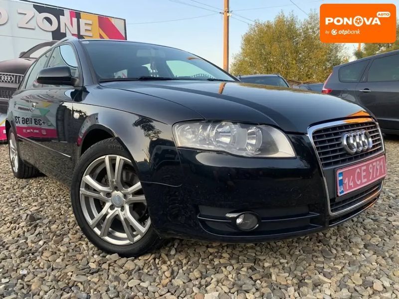 Audi A4, 2007 р., Бензин, 260 тис. км, Універсал, Чорний, Коломия AT-10400948 фото