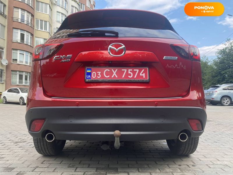 Mazda CX-5, 2015, Дизель, 2.19 л., 169 тыс. км, Внедорожник / Кроссовер, Красный, Львов Cars-Pr-68266 фото