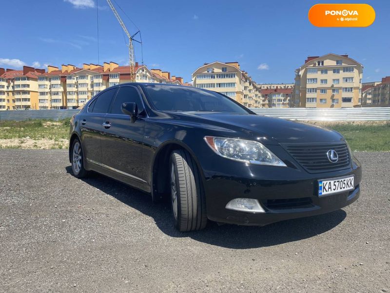 Lexus LS, 2008, Бензин, 4.61 л., 193 тис. км, Седан, Чорний, Київ Cars-Pr-60204 фото