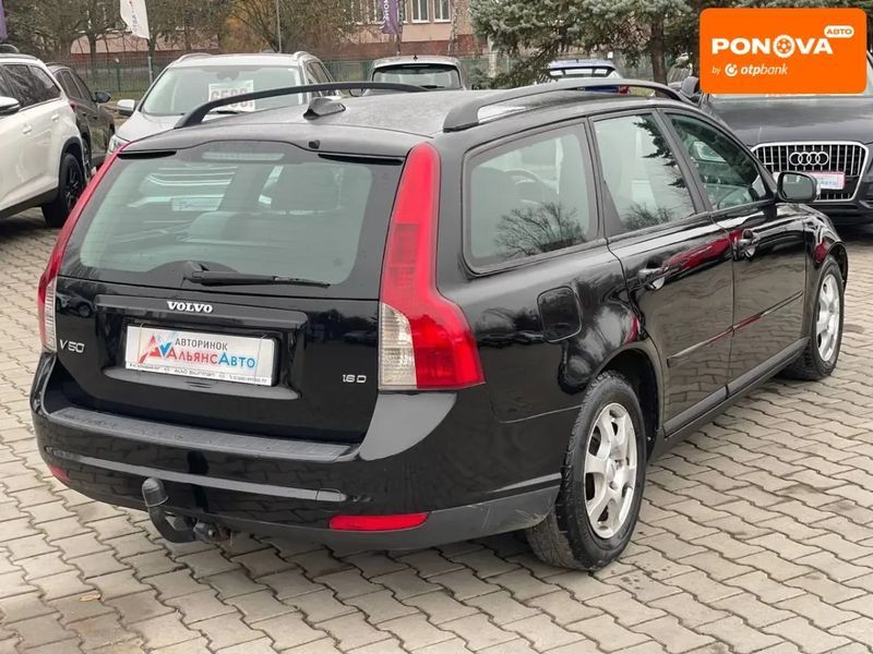Volvo V50, 2008 г., Дизель, 223 тыс. км, Универсал, Чорный, Кривой Рог AT-10405421 фото