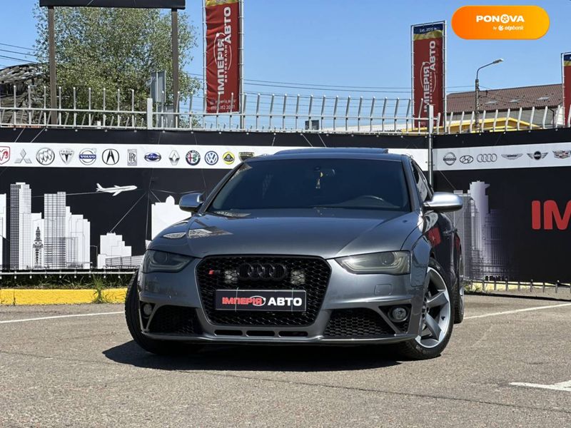 Audi S4, 2014, Бензин, 3 л., 88 тыс. км, Седан, Серый, Киев 38434 фото