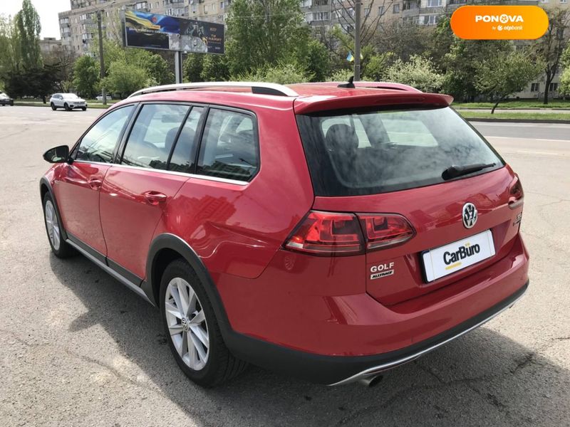 Volkswagen Golf Alltrack, 2017, Бензин, 1.8 л., 78 тыс. км, Универсал, Красный, Одесса 40548 фото