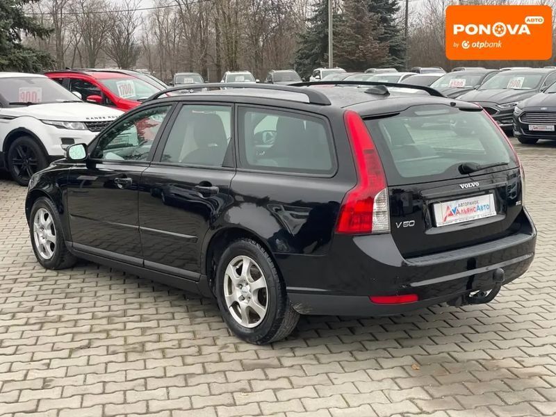 Volvo V50, 2008 г., Дизель, 223 тыс. км, Универсал, Чорный, Кривой Рог AT-10405421 фото