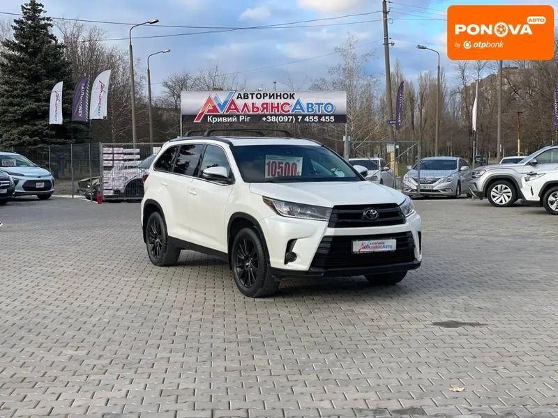 Toyota Highlander, 2019 г., Бензин, 125 тыс. км, Внедорожник / Кроссовер, Белый, Кривой Рог AT-10405349 фото