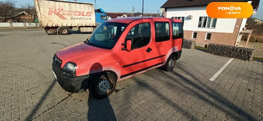 Fiat Doblo, 2003, Дизель, 1.9 л., 350 тыс. км, Минивен, Красный, Снятин Cars-Pr-65643 фото