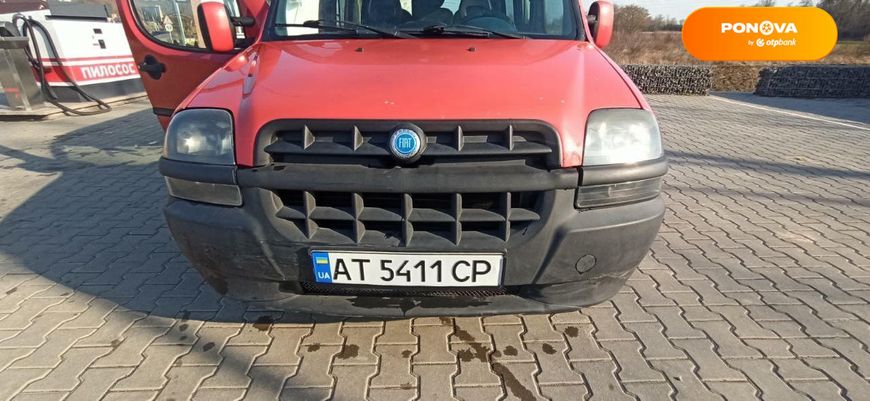 Fiat Doblo, 2003, Дизель, 1.9 л., 350 тыс. км, Минивен, Красный, Снятин Cars-Pr-65643 фото