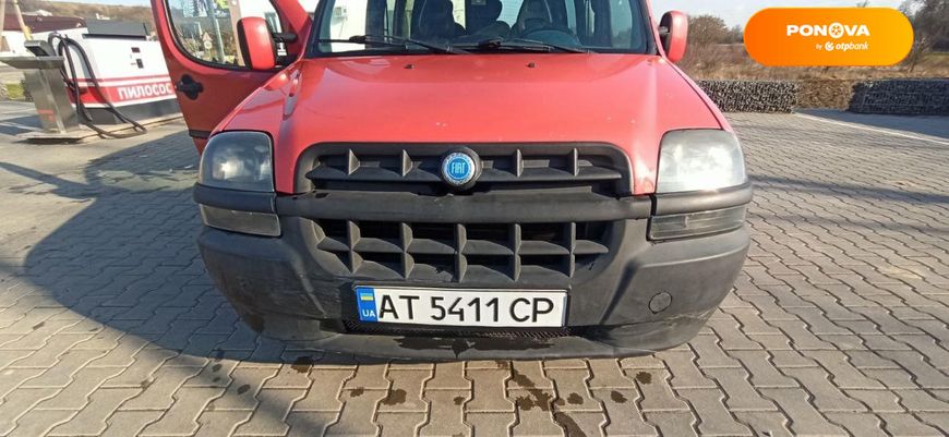 Fiat Doblo, 2003, Дизель, 1.9 л., 350 тыс. км, Минивен, Красный, Снятин Cars-Pr-65643 фото