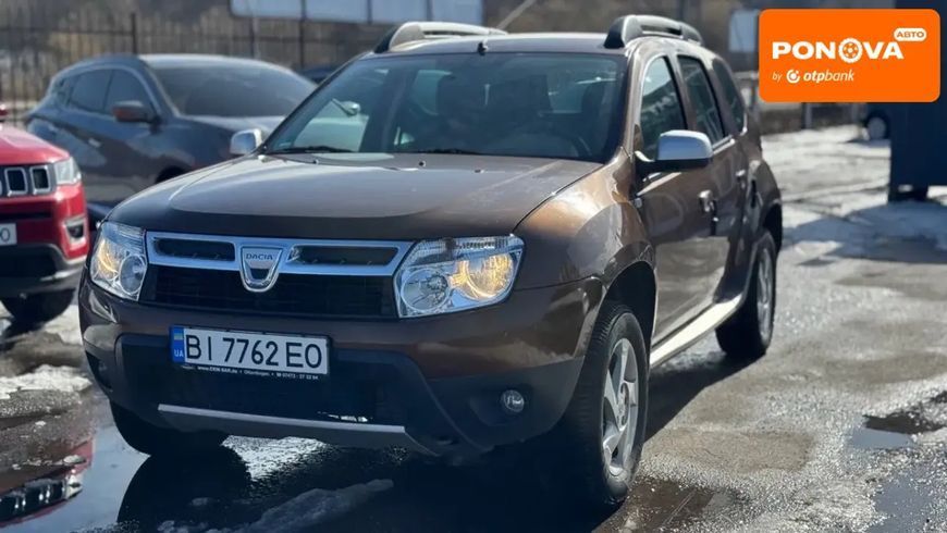 Dacia Duster, 2010 р., Газ пропан-бутан / Бензин, 225 тис. км, Позашляховик / Кросовер, Коричневий, Полтава AT-10411259 фото