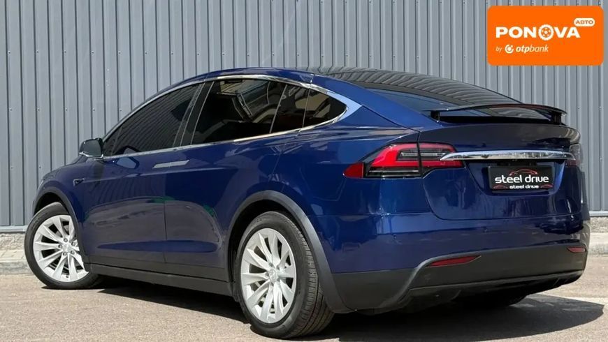 Tesla Model X, 2017 р., Електро, 130 тис. км, Позашляховик / Кросовер, Синій, Миколаїв AT-10415835 фото