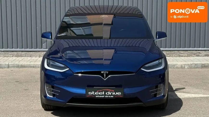Tesla Model X, 2017 р., Електро, 130 тис. км, Позашляховик / Кросовер, Синій, Миколаїв AT-10415835 фото