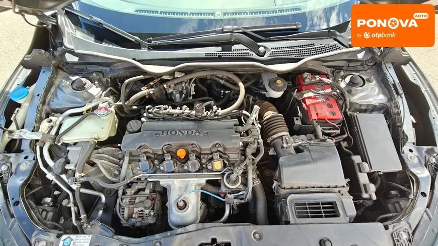 Honda Civic, 2018 г., Газ пропан-бутан / Бензин, 163 тыс. км, Седан, Серый, Житомир AT-10400038 фото