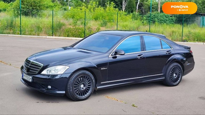 Mercedes-Benz S-Class, 2008, Газ пропан-бутан / Бензин, 4.7 л., 328 тис. км, Седан, Чорний, Київ 98376 фото