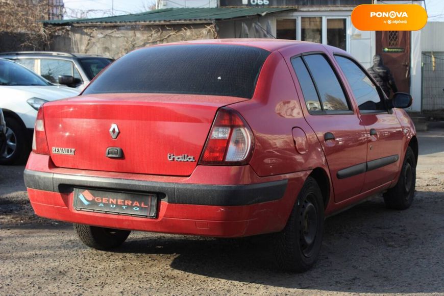 Renault Thalia, 2005, Бензин, 1.39 л., 193 тис. км, Седан, Червоний, Одеса 22037 фото