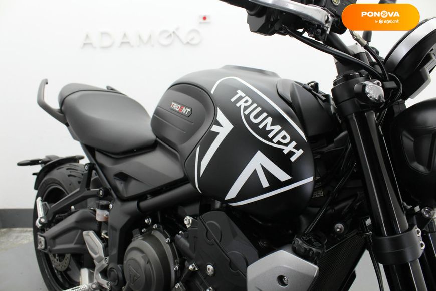 Triumph Trident, 2022, Бензин, 660 см³, 19 тис. км, Мотоцикл Без обтікачів (Naked bike), Чорний, Гнівань moto-114497 фото