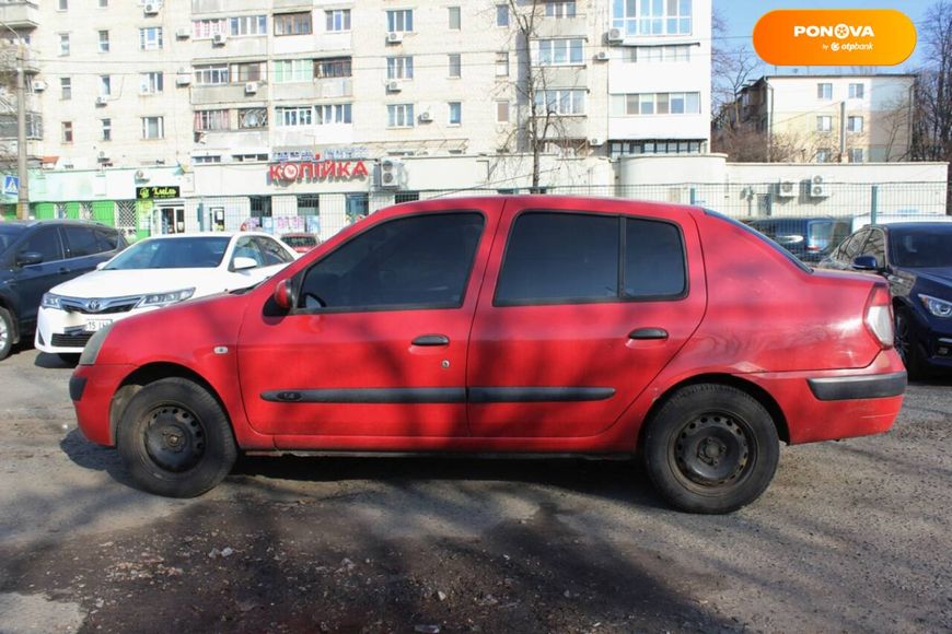 Renault Thalia, 2005, Бензин, 1.39 л., 193 тис. км, Седан, Червоний, Одеса 22037 фото