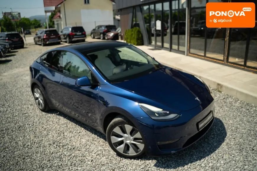Tesla Model Y, 2021 г., Електро, 44 тыс. км, Внедорожник / Кроссовер, Синий, Черновцы AT-10402127 фото