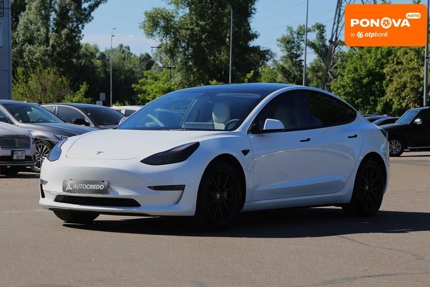 Tesla Model 3, 2022 р., Електро, 69 тис. км, Седан, Білий, Київ AT-10418135 фото