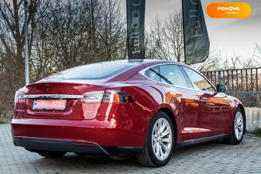 Tesla Model S, 2016, Електро, 181 тис. км, Ліфтбек, Червоний, Львів 32559 фото
