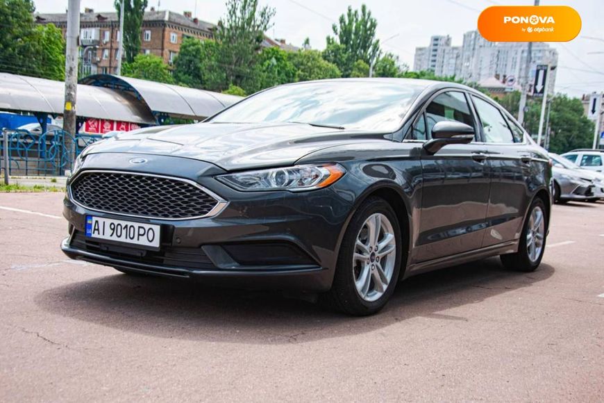 Ford Fusion, 2017, Газ пропан-бутан / Бензин, 2.5 л., 148 тис. км, Седан, Сірий, Київ 107798 фото