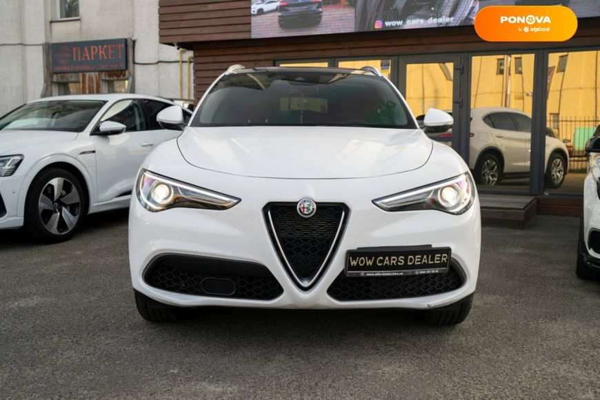 Alfa Romeo Stelvio, 2020, Бензин, 2 л., 33 тис. км, Позашляховик / Кросовер, Білий, Київ 43762 фото