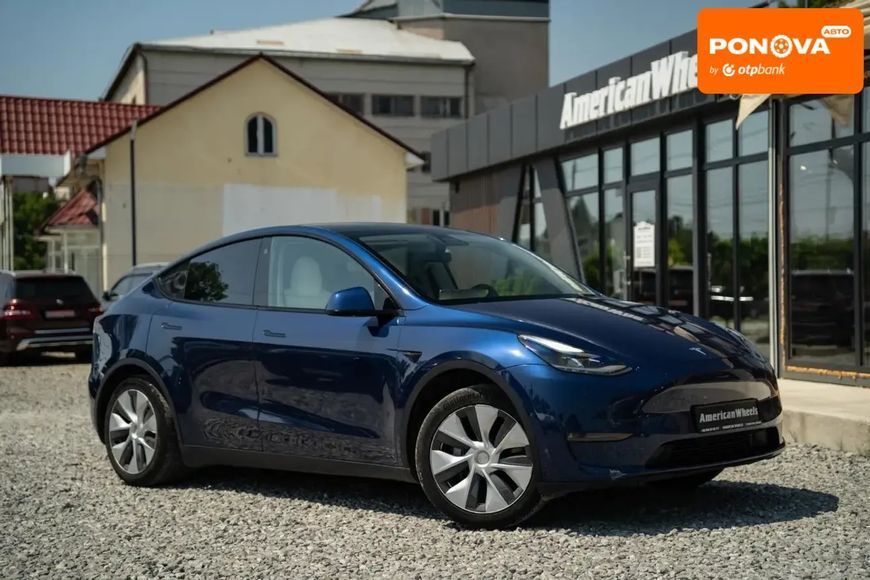 Tesla Model Y, 2021 г., Електро, 44 тыс. км, Внедорожник / Кроссовер, Синий, Черновцы AT-10402127 фото