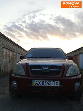 Chery Tiggo, 2008, Газ пропан-бутан / Бензин, 2 л., 299 тис. км, Позашляховик / Кросовер, Червоний, Харків Cars-Pr-263421 фото