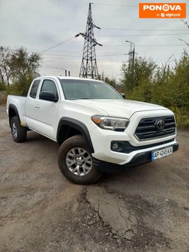 Toyota Tacoma, 2017, Газ пропан-бутан / Бензин, 2.7 л., 65 тис. км, Пікап, Білий, Запоріжжя Cars-Pr-267538 фото