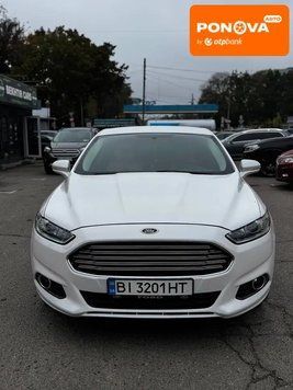 Ford Fusion, 2013 р., Газ пропан-бутан / Бензин, 186 тис. км, Седан, Білий, Полтава AT-10403282 фото