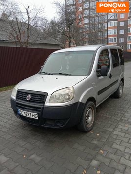 Fiat Doblo Panorama, 2010, Газ пропан-бутан / Бензин, 1.4 л., 269 тис. км, Мікровен, Сірий, Стрий Cars-Pr-276321 фото