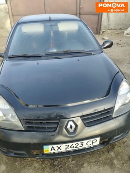 Renault Clio Symbol, 2008, Газ пропан-бутан / Бензин, 1.4 л., 170 тис. км, Седан, Чорний, Харків Cars-Pr-277310 фото