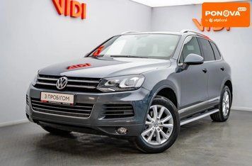Volkswagen Touareg, 2014 р., Дизель, 186 тис. км, Позашляховик / Кросовер, Сірий, Київ AT-10421701 фото