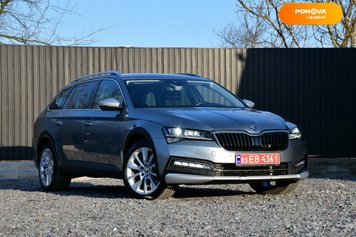 Skoda Superb Scout, 2020, Дизель, 2 л., 135 тис. км, Універсал, Сірий, Дрогобич Cars-Pr-228966 фото