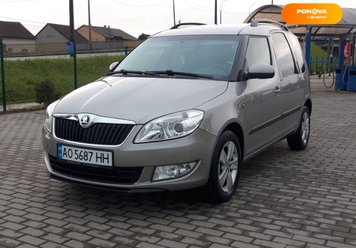 Skoda Roomster, 2014, Бензин, 1.2 л., 224 тис. км, Мікровен, Сірий, Мукачево Cars-Pr-85610 фото