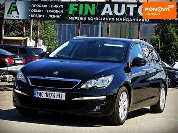 Peugeot 308, 2016 р., Дизель, 238 тис. км, Універсал, Чорний, Черкаси AT-10420298 фото
