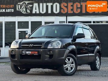 Hyundai Tucson, 2008 г., Газ пропан-бутан / Бензин, 293 тыс. км, Внедорожник / Кроссовер, Чорный, Харьков AT-10427203 фото