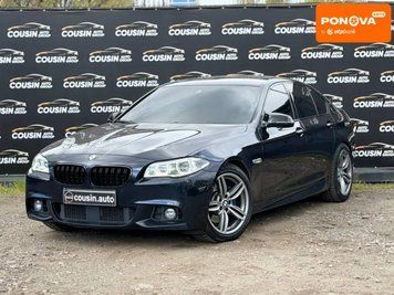 BMW 5 Series, 2015 р., Бензин, 194 тис. км, Седан, Чорний, Київ AT-10416228 фото