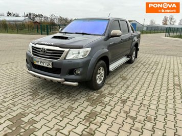 Toyota Hilux, 2014, Дизель, 2.49 л., 300 тис. км, Пікап, Сірий, Суми Cars-Pr-265914 фото