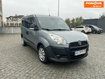 Fiat Doblo, 2011, Газ пропан-бутан / Бензин, 1.4 л., 150 тис. км, Мінівен, Сірий, Харків Cars-Pr-275556 фото