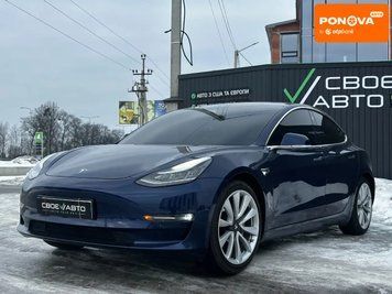 Tesla Model 3, 2018 г., Електро, 123 тыс. км, Лифтбек, Синий, Львов AT-10409715 фото
