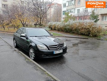 Mercedes-Benz C-Class, 2008, Бензин, 1.8 л., 208 тис. км, Седан, Чорний, Тернопіль Cars-Pr-277541 фото