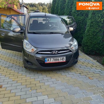 Hyundai i10, 2010, Бензин, 1.25 л., 140 тис. км, Хетчбек, Сірий, Івано-Франківськ Cars-Pr-269783 фото