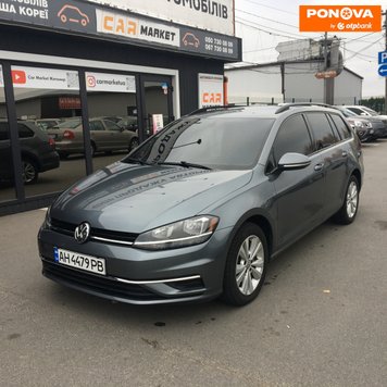 Volkswagen Golf VII, 2017, Бензин, 1.8 л., 129 тис. км, Універсал, Сірий, Житомир 259601 фото