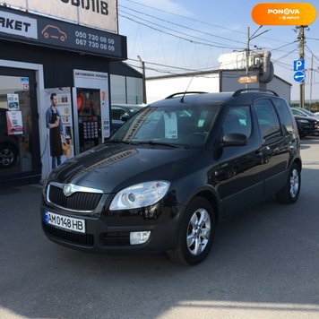 Skoda Roomster Scout, 2007, Бензин, 1.6 л., 175 тис. км, Універсал, Чорний, Житомир 24230 фото