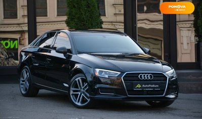 Audi A3, 2017, Бензин, 2 л., 81 тис. км, Седан, Чорний, Київ 19192 фото