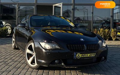 BMW 6 Series, 2006, Бензин, 3 л., 237 тыс. км, Купе, Чорный, Мукачево 30149 фото