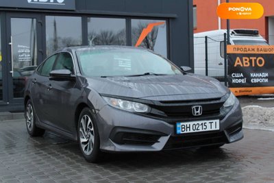 Honda Civic, 2016, Бензин, 2 л., 193 тис. км, Седан, Сірий, Вінниця 17460 фото