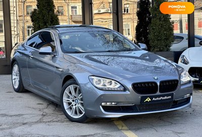 BMW 6 Series, 2014, Бензин, 3 л., 229 тис. км, Купе, Сірий, Київ 22941 фото