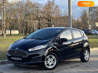 Ford Fiesta, 2018, Газ пропан-бутан / Бензин, 1.6 л., 88 тыс. км, Хетчбек, Чорный, Николаев 6686 фото