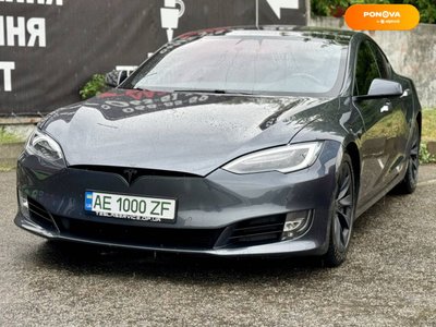 Tesla Model S, 2016, Електро, 100 тыс. км, Лифтбек, Серый, Днепр (Днепропетровск) 40615 фото
